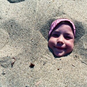 Yo en la arena de Tenerife